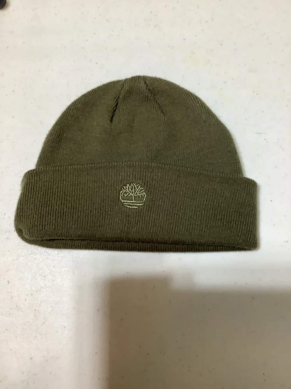 Timberland olive green beanie